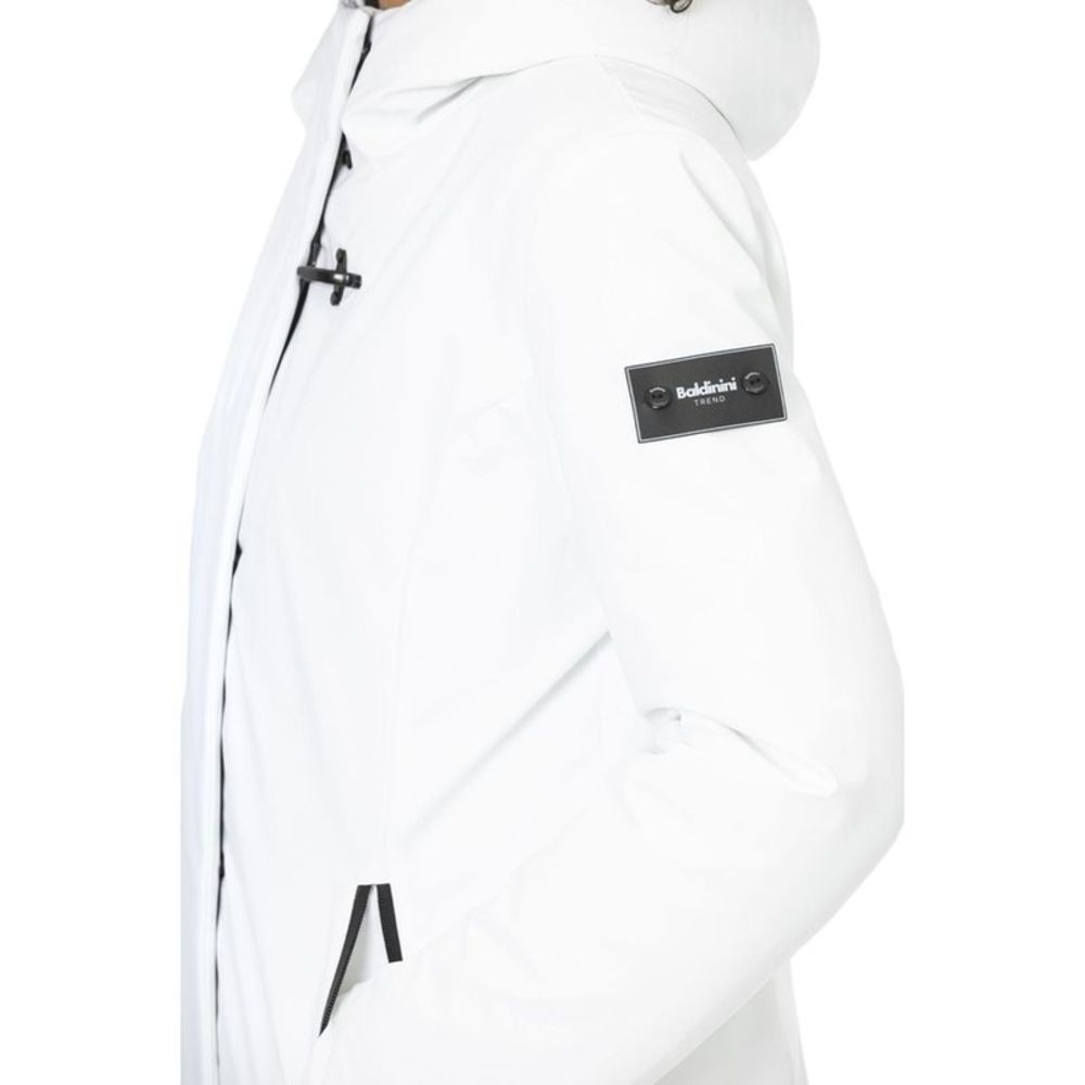 Baldinini Trend  White Polyester Jackets  Coat - Picture 4 of 5